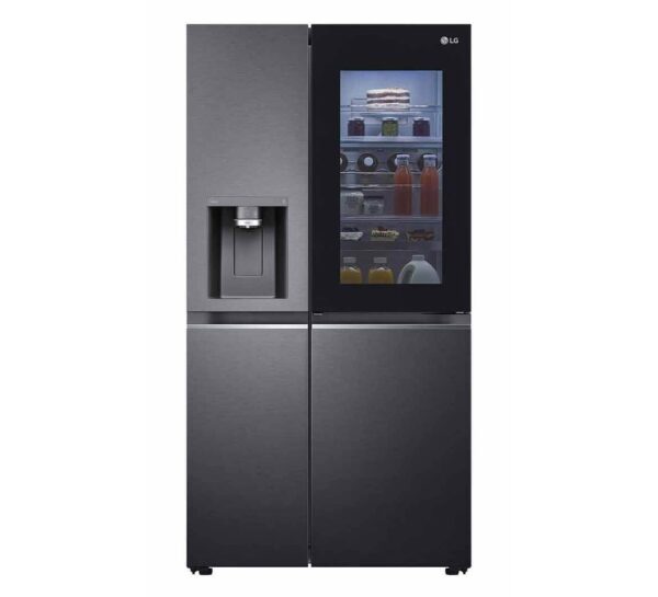 LG GC-X257CQES Side by Side Fridge, 635 L - InstaView, UVnano™ Dispenser, HygieneFresh+™