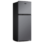 Von VRT-138DRHX Double Door Fridge 138L - Inox